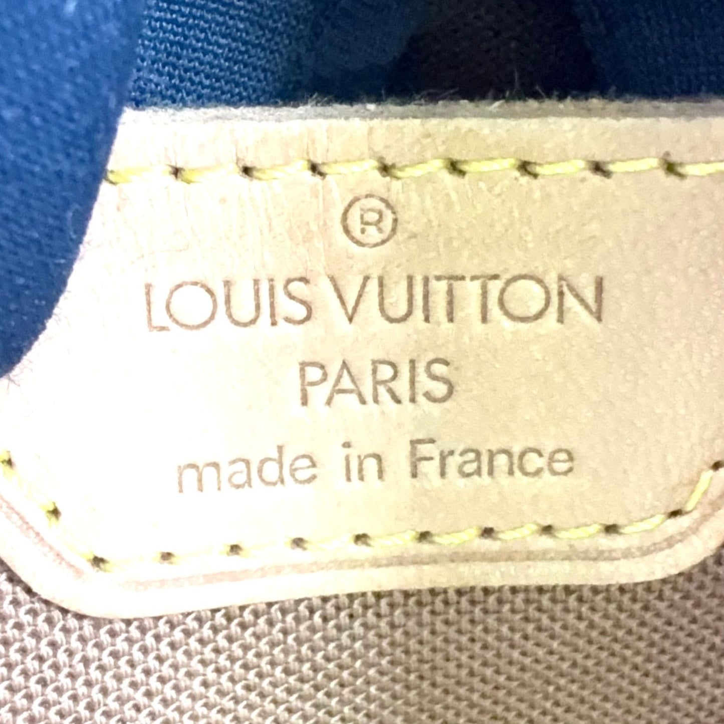 Louis Vuitton Montsouris GM Monogram Leather Brown Light Beige Backpack Gold — view 4