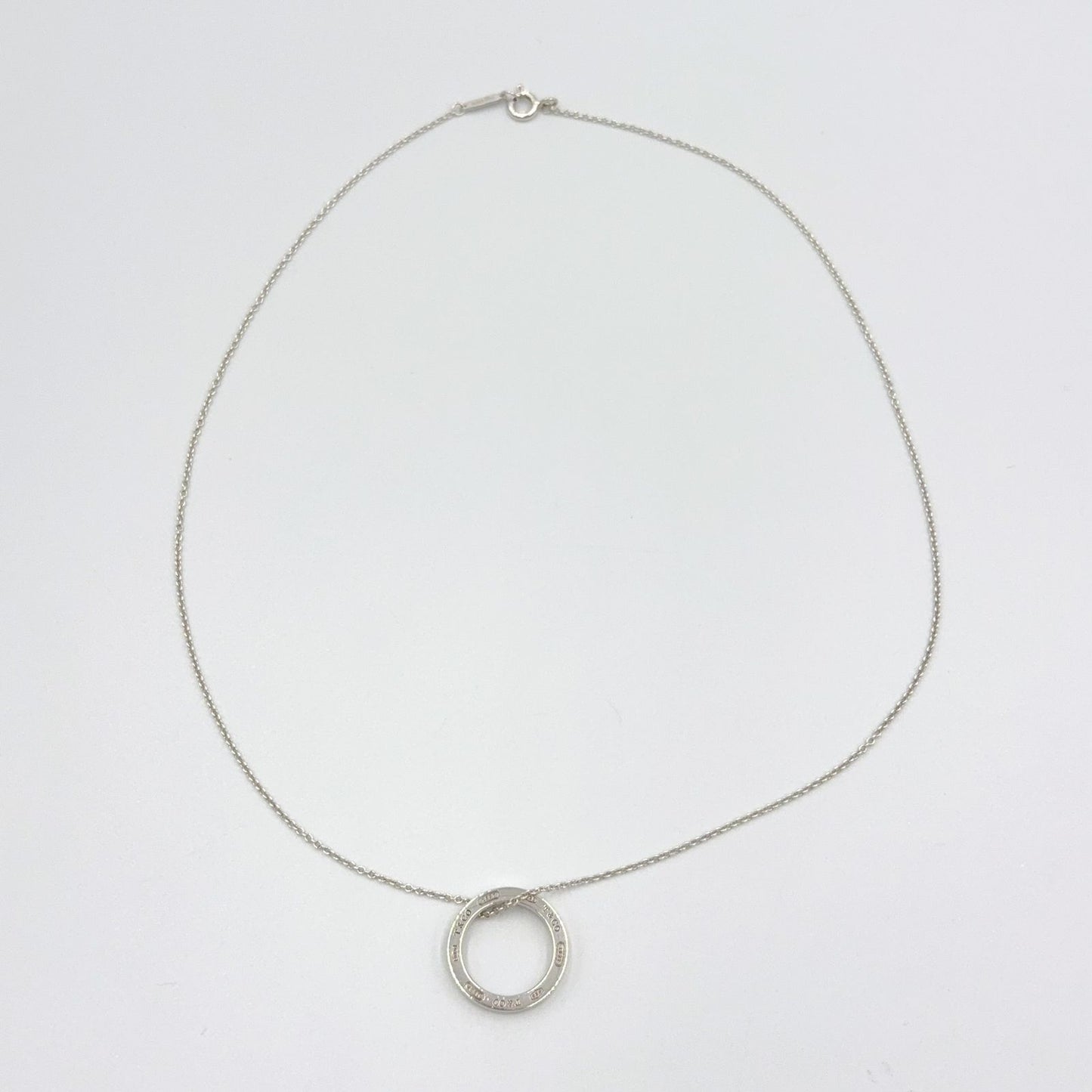 Tiffany & Co Circle Silver Necklace — view 3