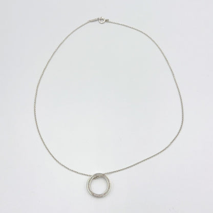 Tiffany & Co Circle Silver Necklace — view 3