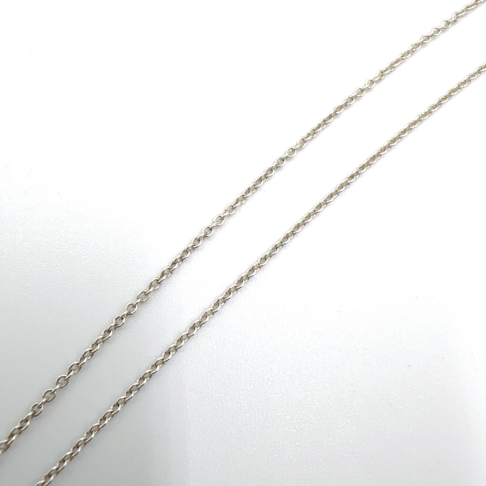 Tiffany & Co Circle Silver Necklace — view 6