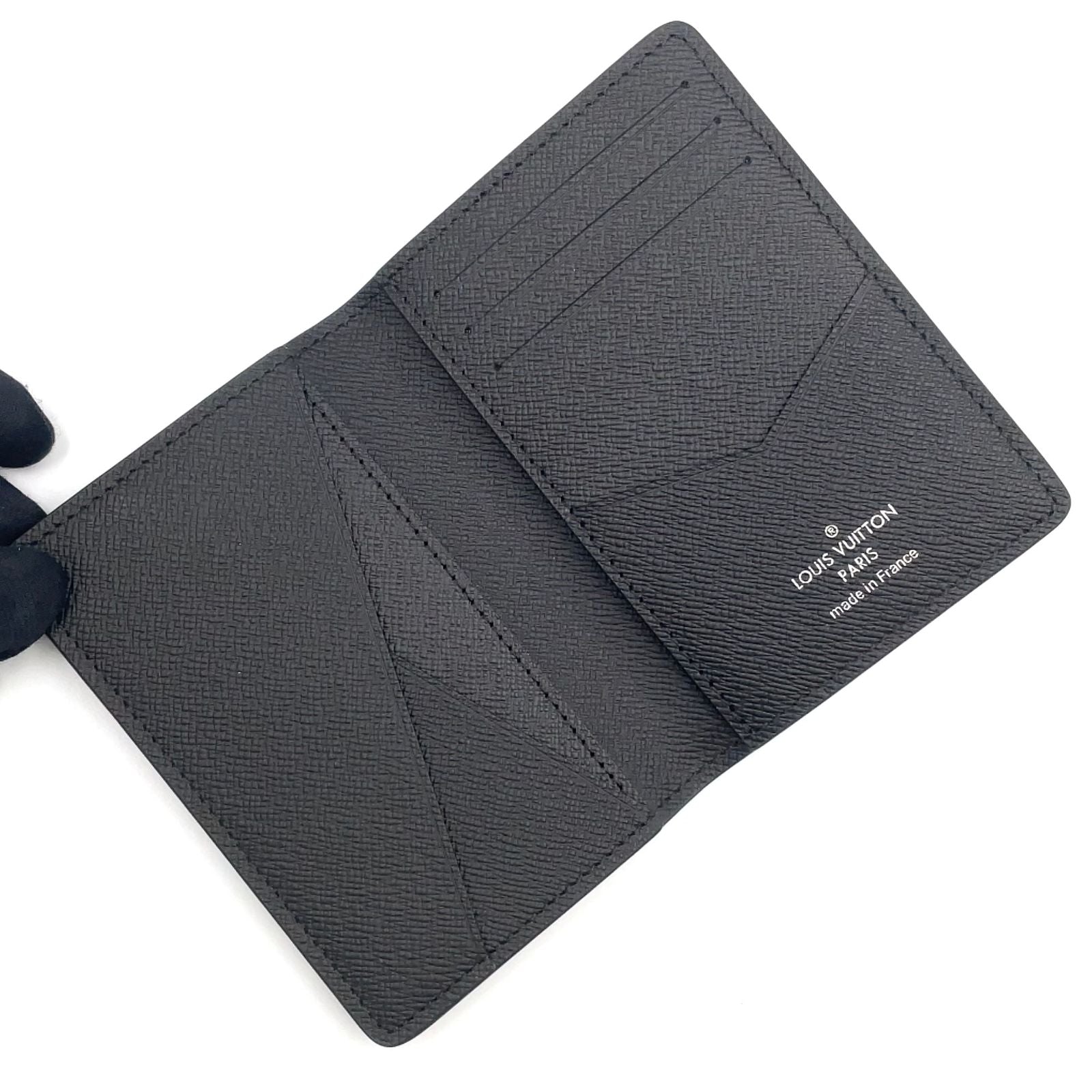 Louis Vuitton Organizer de Poche Monogram Eclipse Black Card Case — view 3