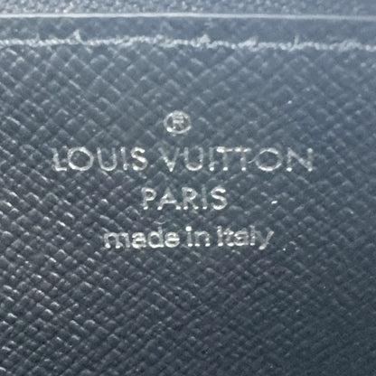 Louis Vuitton Coin Card Holder Monogram Eclipse Leather Gray Black Case Silver — view 4