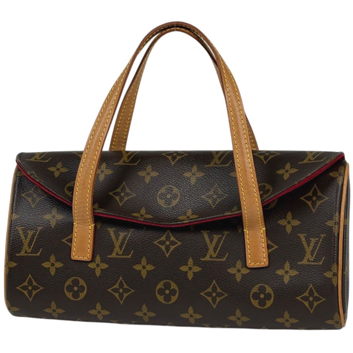 Louis Vuitton Sonatine Handbag Monogram Brown