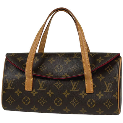 Louis Vuitton Sonatine Handbag Monogram Brown