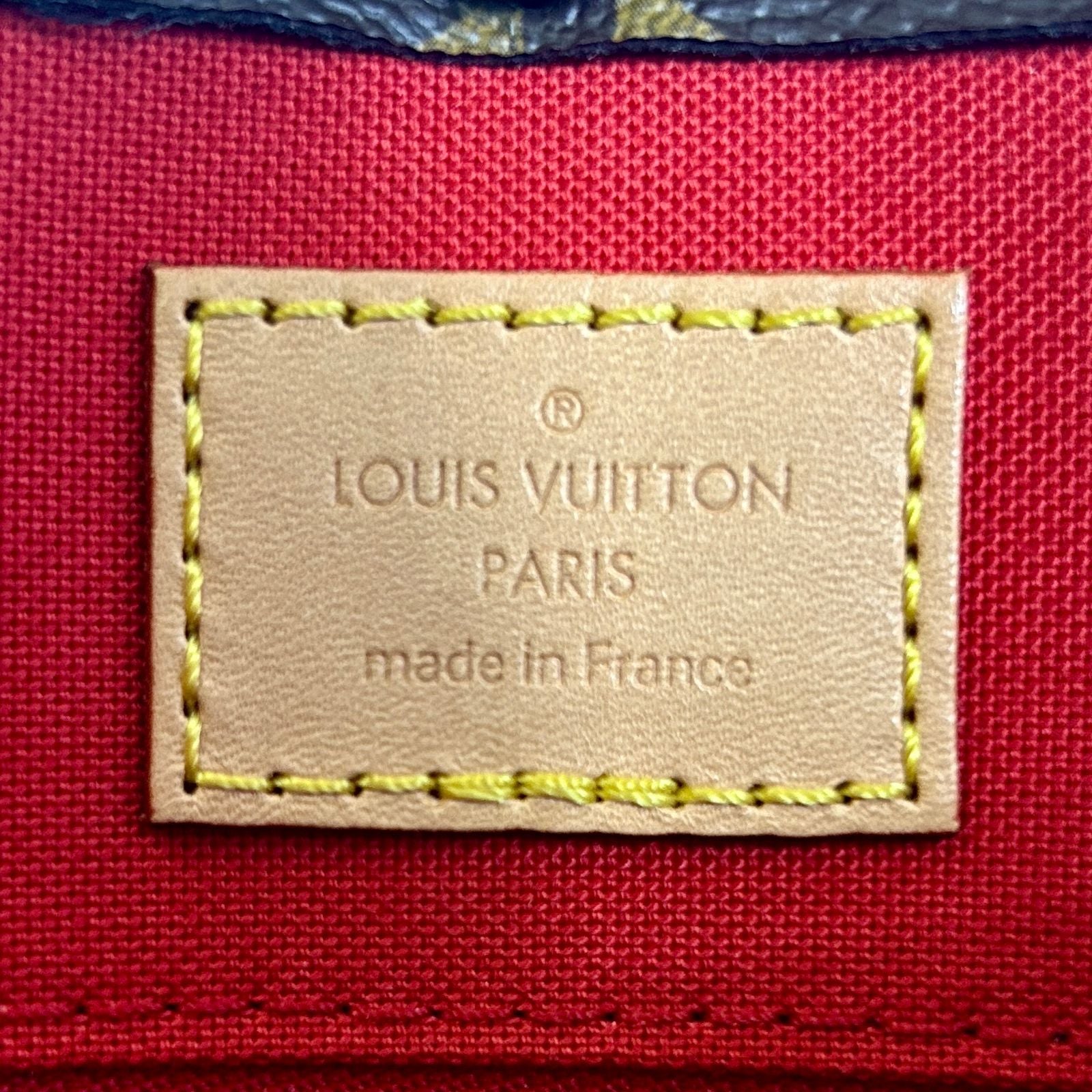 Louis Vuitton Sac Plat BB 2-Way Shoulder Leather Brown Light Handbag Gold — view 4