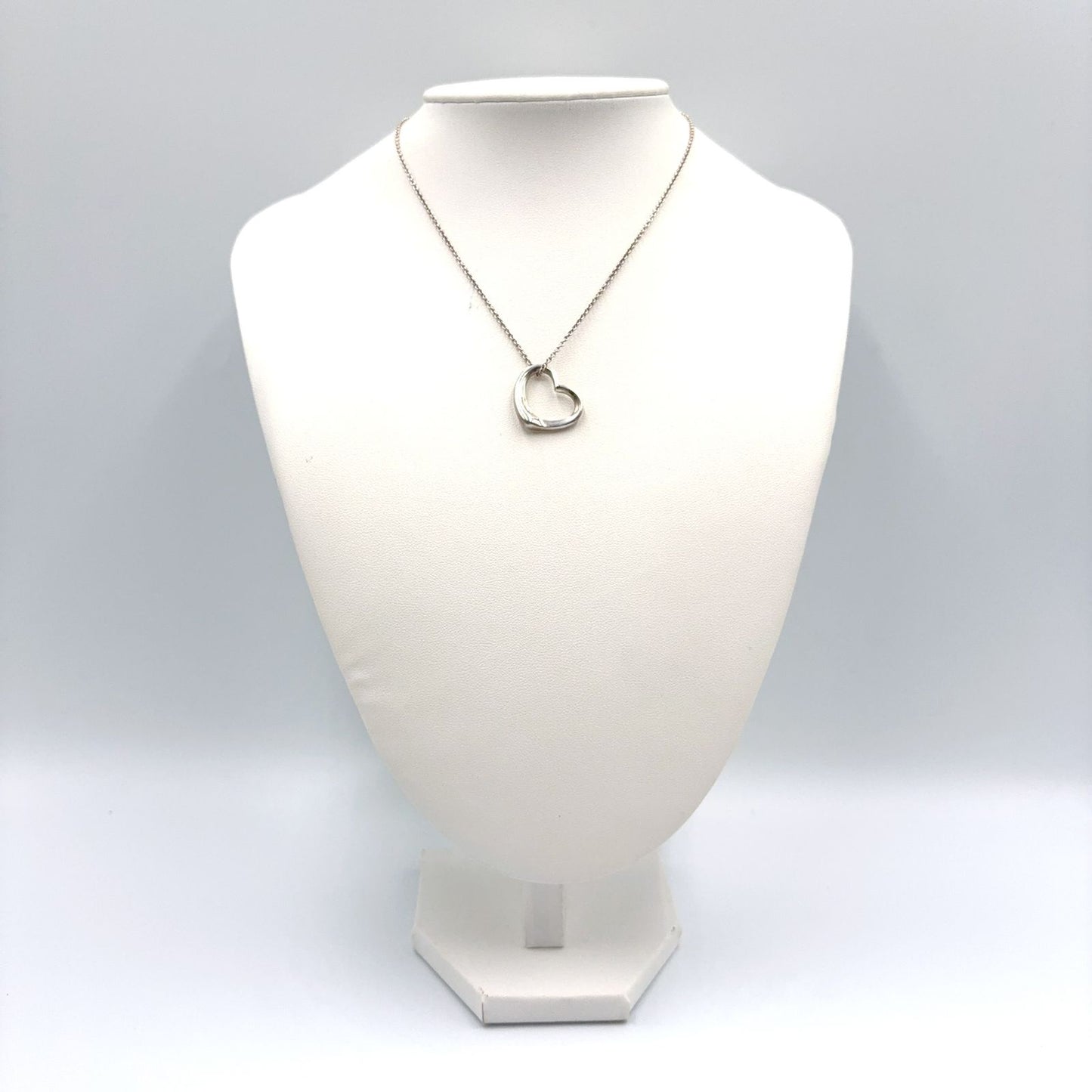 Tiffany & Co Open Silver Necklace — view 9