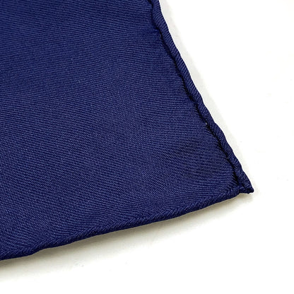 Hermes Carre 90 Spring Silk Yellow Navy White Scarf — view 6