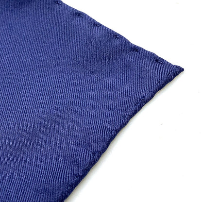Hermes Carre 90 Spring Silk Yellow Navy White Scarf — view 7