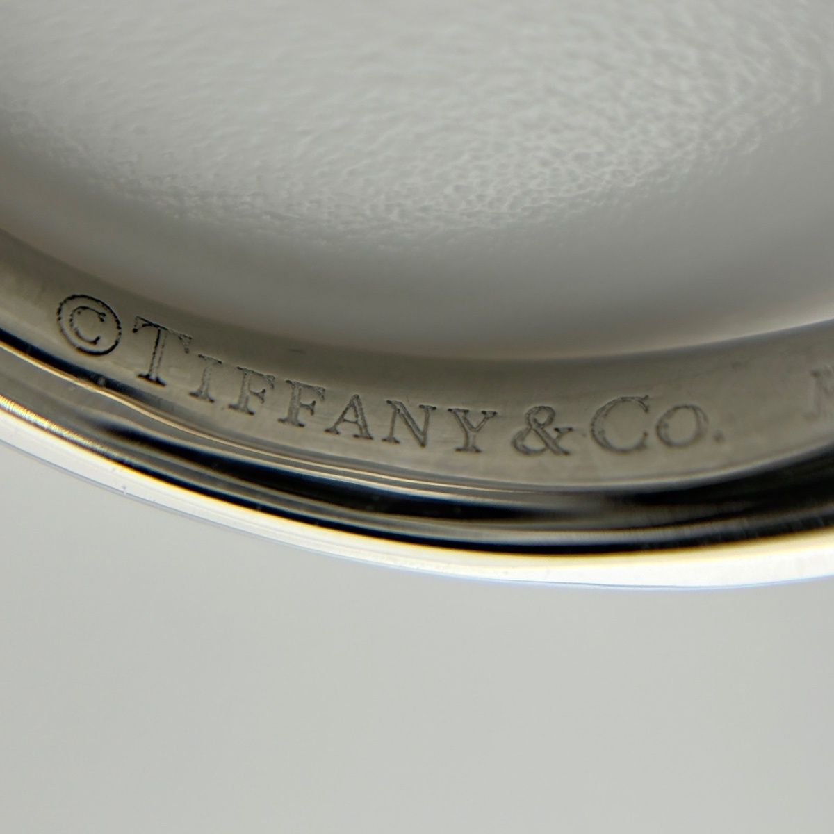 Tiffany & Co Harmony Diamond Ring Platinum Solitaire Pinky — view 9
