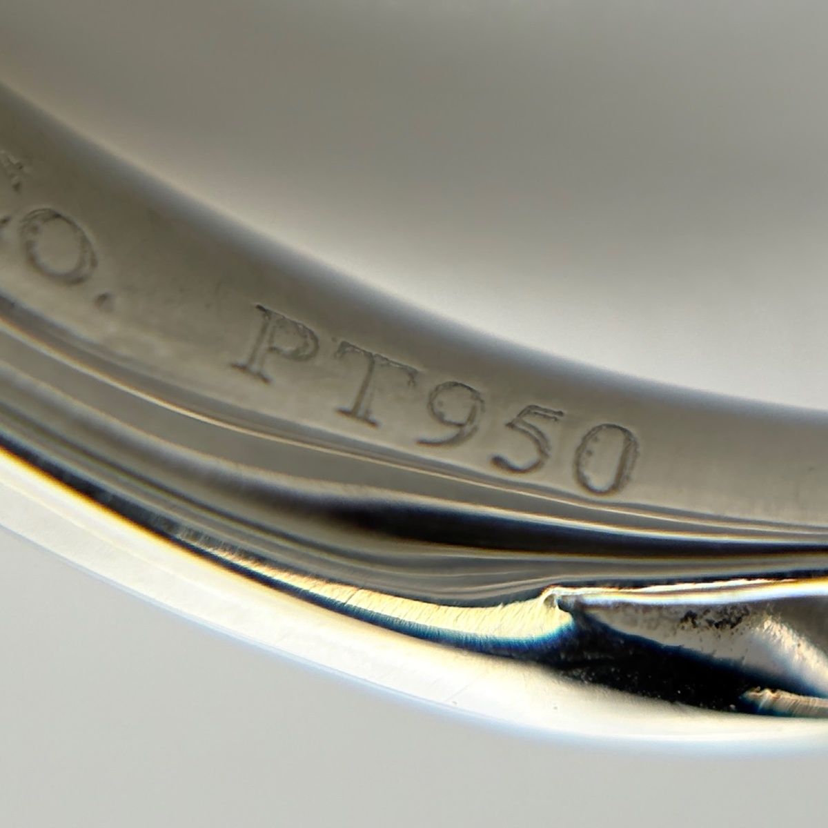 Tiffany & Co Harmony Diamond Ring Platinum Solitaire Pinky — view 7