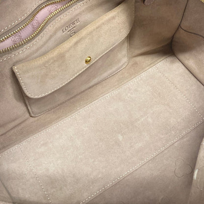 Loewe Handbag Amazona 28 Ivory Pink Beige Limited Edition Leather — view 7