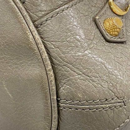 Balenciaga Tote Giant Mini Pom Gray Leather — view 6