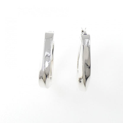 Bottega Veneta Twisted Triangle Hoop Earrings