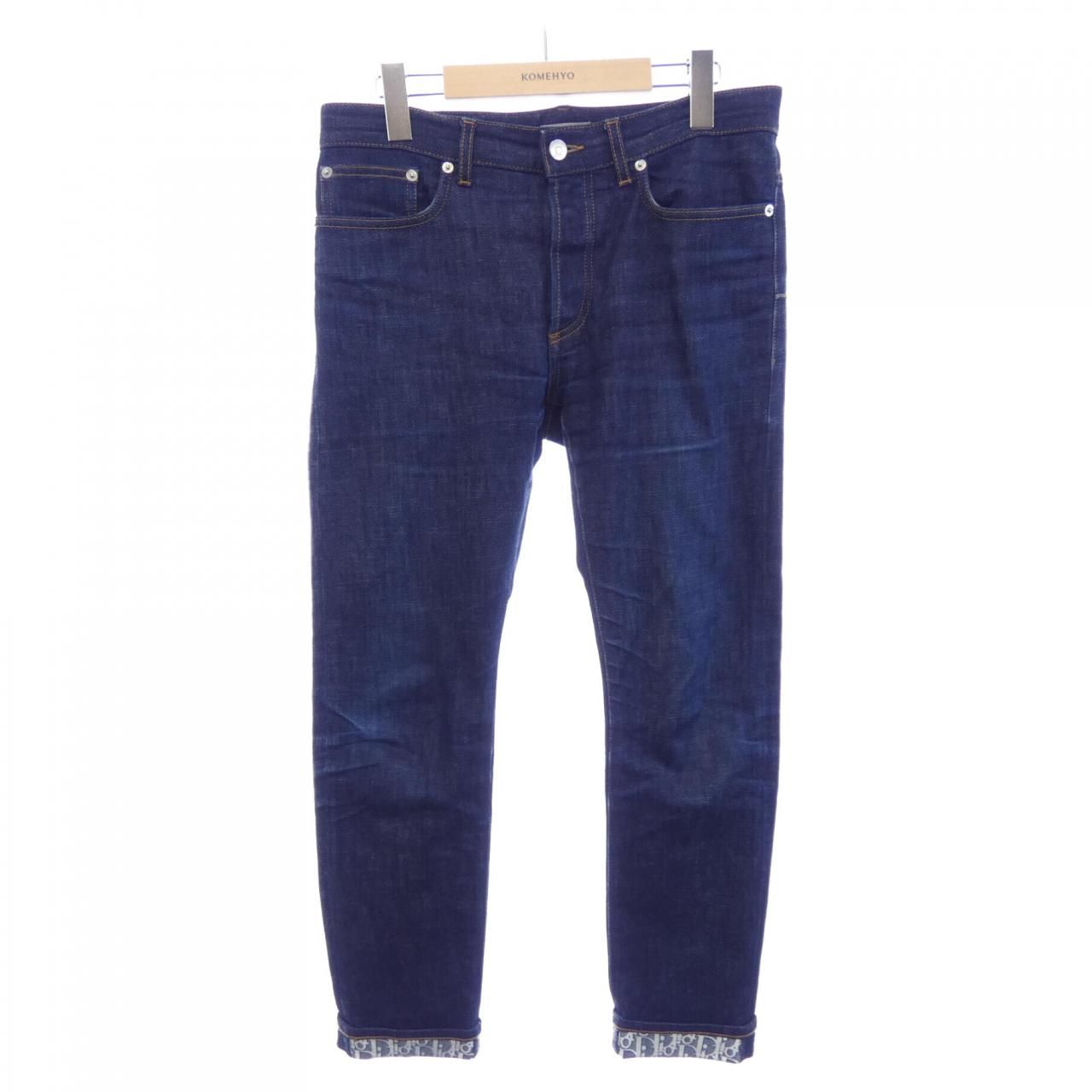 Dior Oblique Jeans Blue