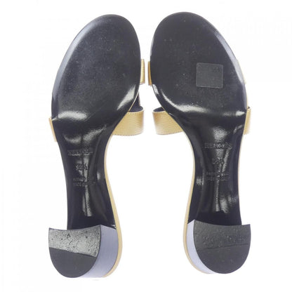 Hermes Oasis Sandals Gold — view 4