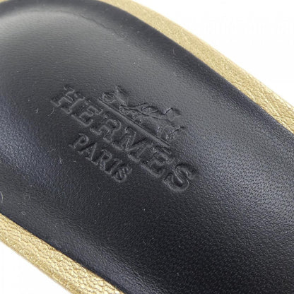 Hermes Oasis Sandals Gold — view 6