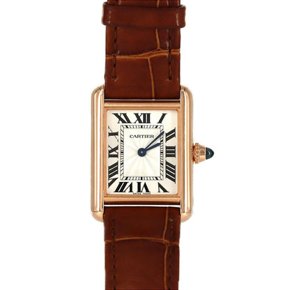 Cartier Tank Louis SM PG RG Manual Winding Watch