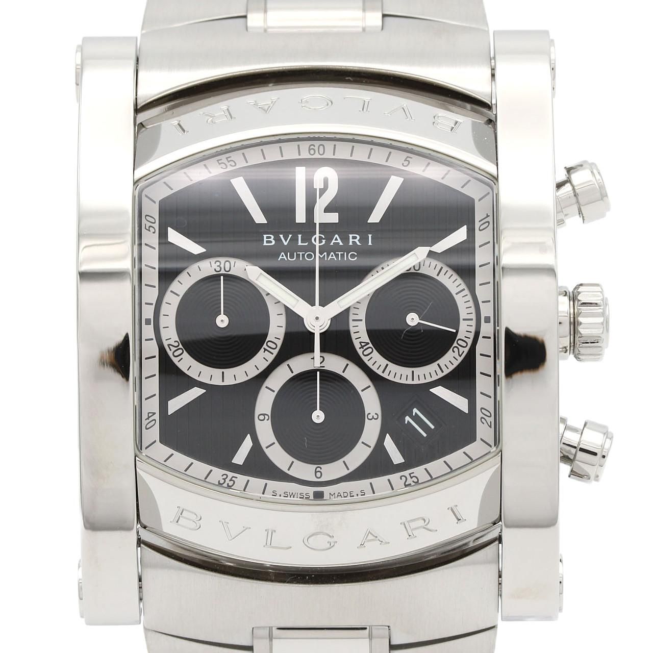 Bvlgari Bulgari Assioma Chronograph at SS Automatic Winding Watch