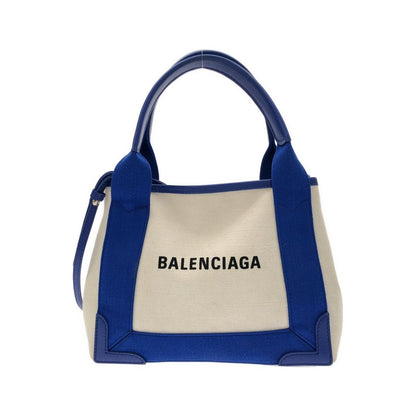 Balenciaga Navy Cabas XS