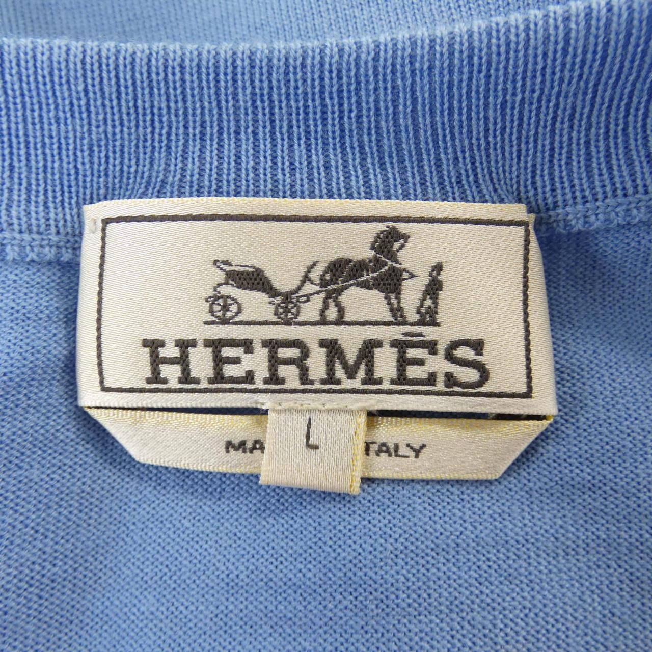 Hermes Knit Sweater Blue — view 4