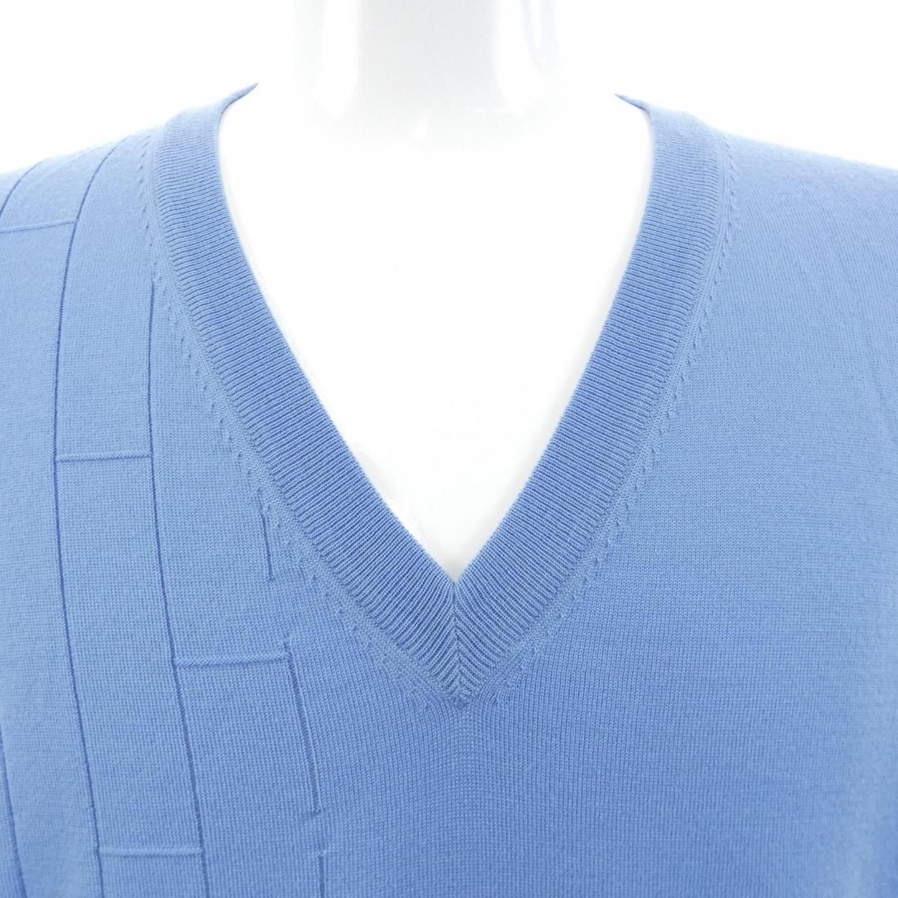Hermes Knit Sweater Blue — view 5