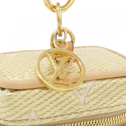Louis Vuitton Monogram Laminated Jacquard Bijou Sac Micro Vanity Key Ring — view 4