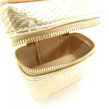 Louis Vuitton Monogram Laminated Jacquard Bijou Sac Micro Vanity Key Ring — view 6