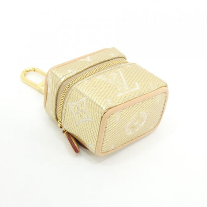 Louis Vuitton Monogram Laminated Jacquard Bijou Sac Micro Vanity Key Ring — view 3