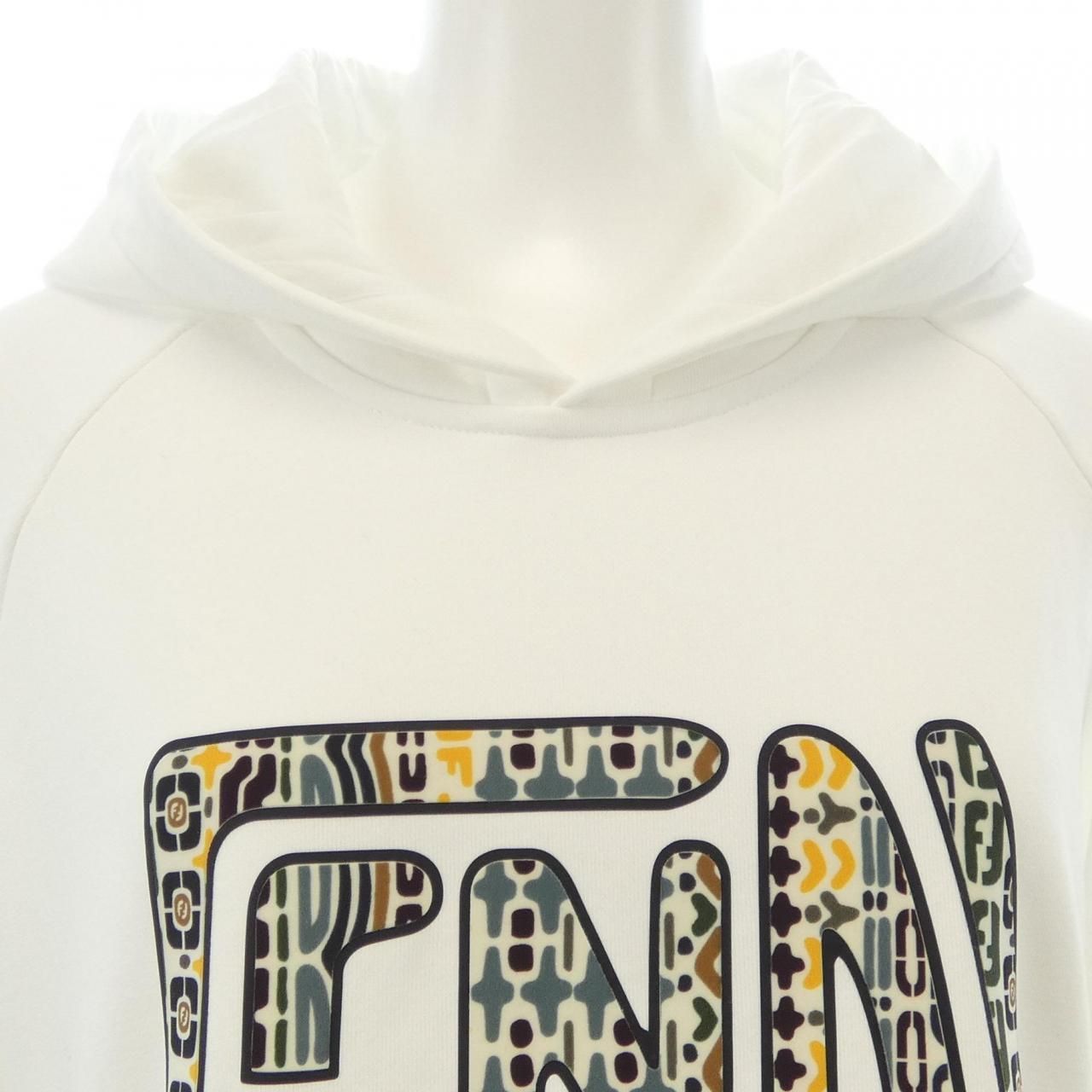 Fendi Hoodie White — view 6