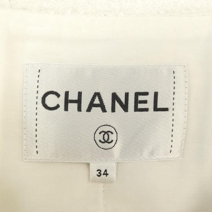 Chanel Collarless Jacket White — view 5