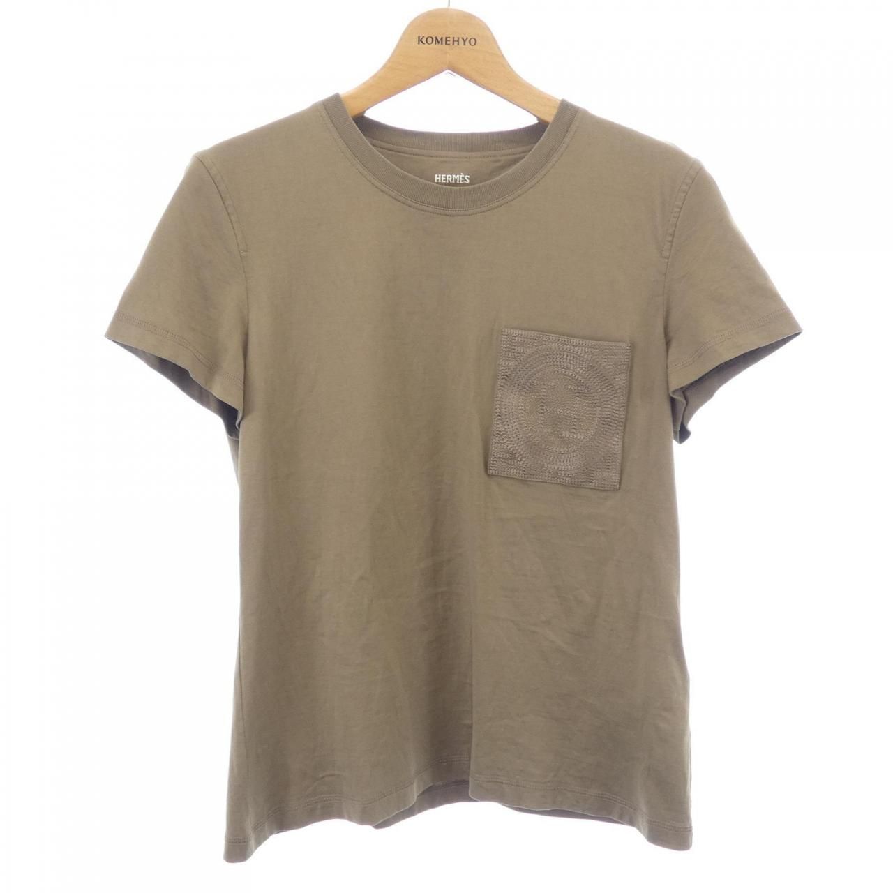 Hermes Mosaic T-Shirt Brown