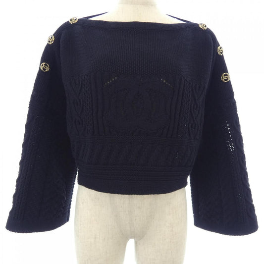 Chanel Knit Sweater Navy
