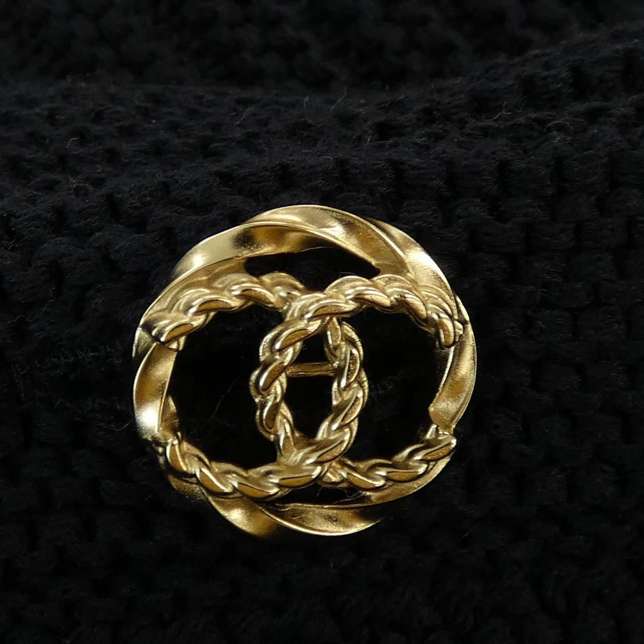Chanel Knit Sweater Navy — view 9