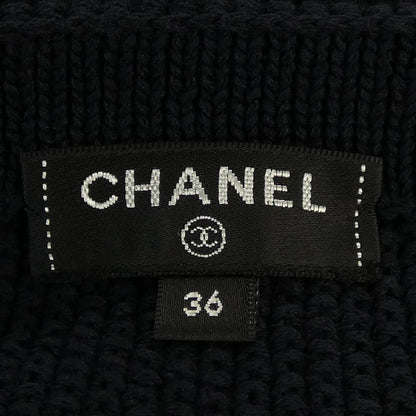 Chanel Knit Sweater Navy — view 5