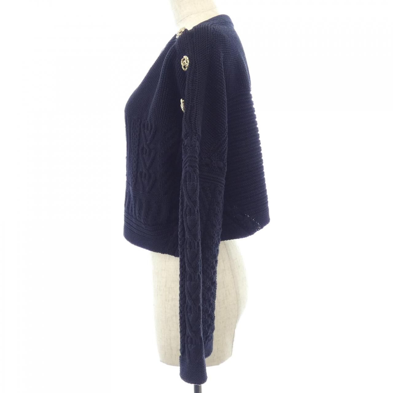 Chanel Knit Sweater Navy — view 8