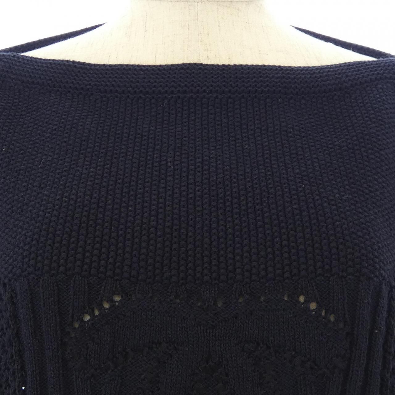 Chanel Knit Sweater Navy — view 6