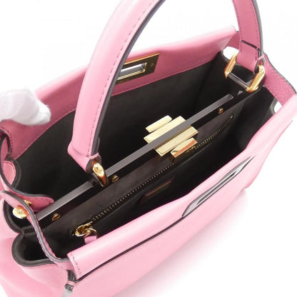 Fendi Peekaboo Bag Handbag Pink — view 6