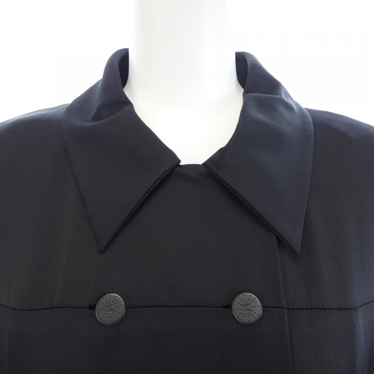 Chanel Vintage Coat Black — view 5