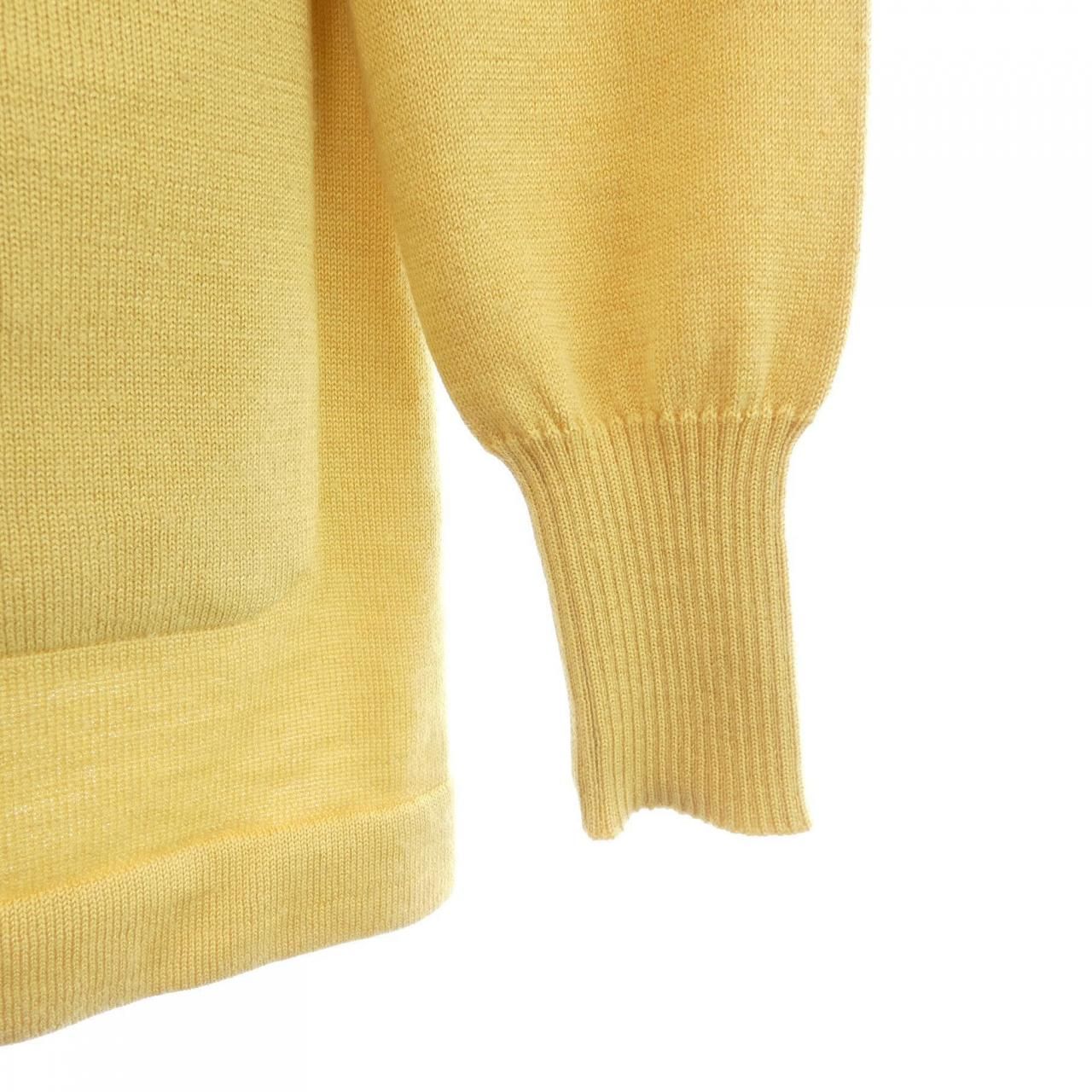 Chanel Vintage Cardigan Yellow — view 6