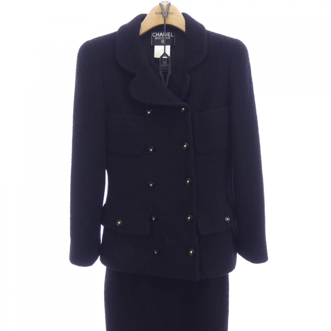 Chanel Vintage Suit Black