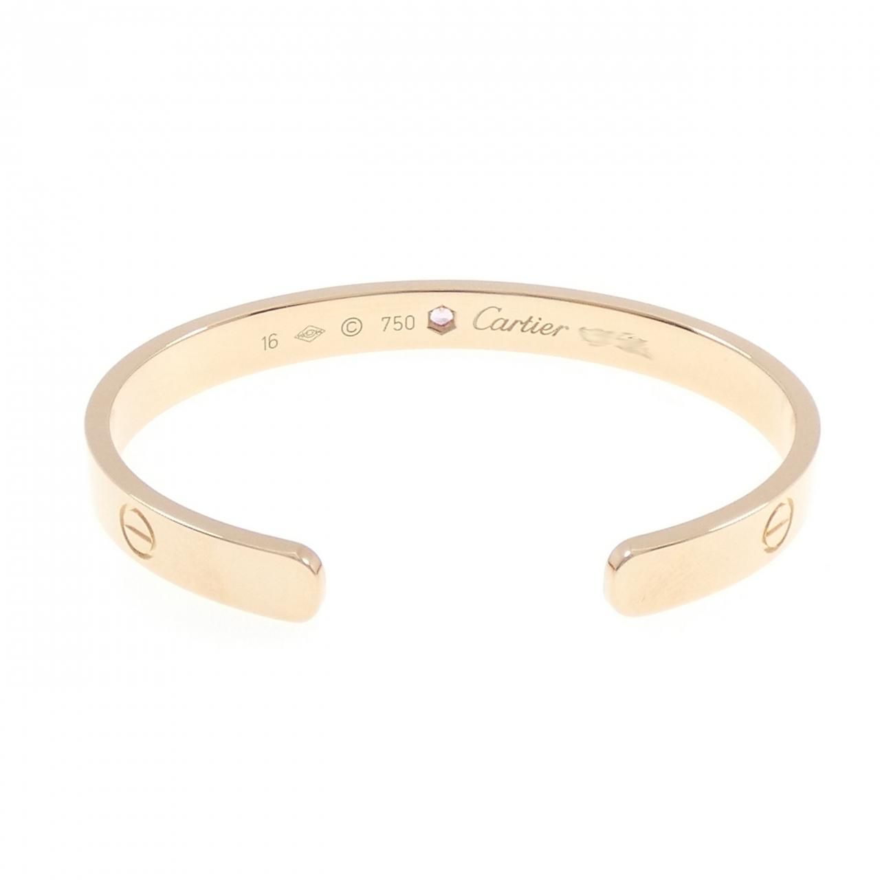 Cartier Love Open Bracelet Bangle — view 3