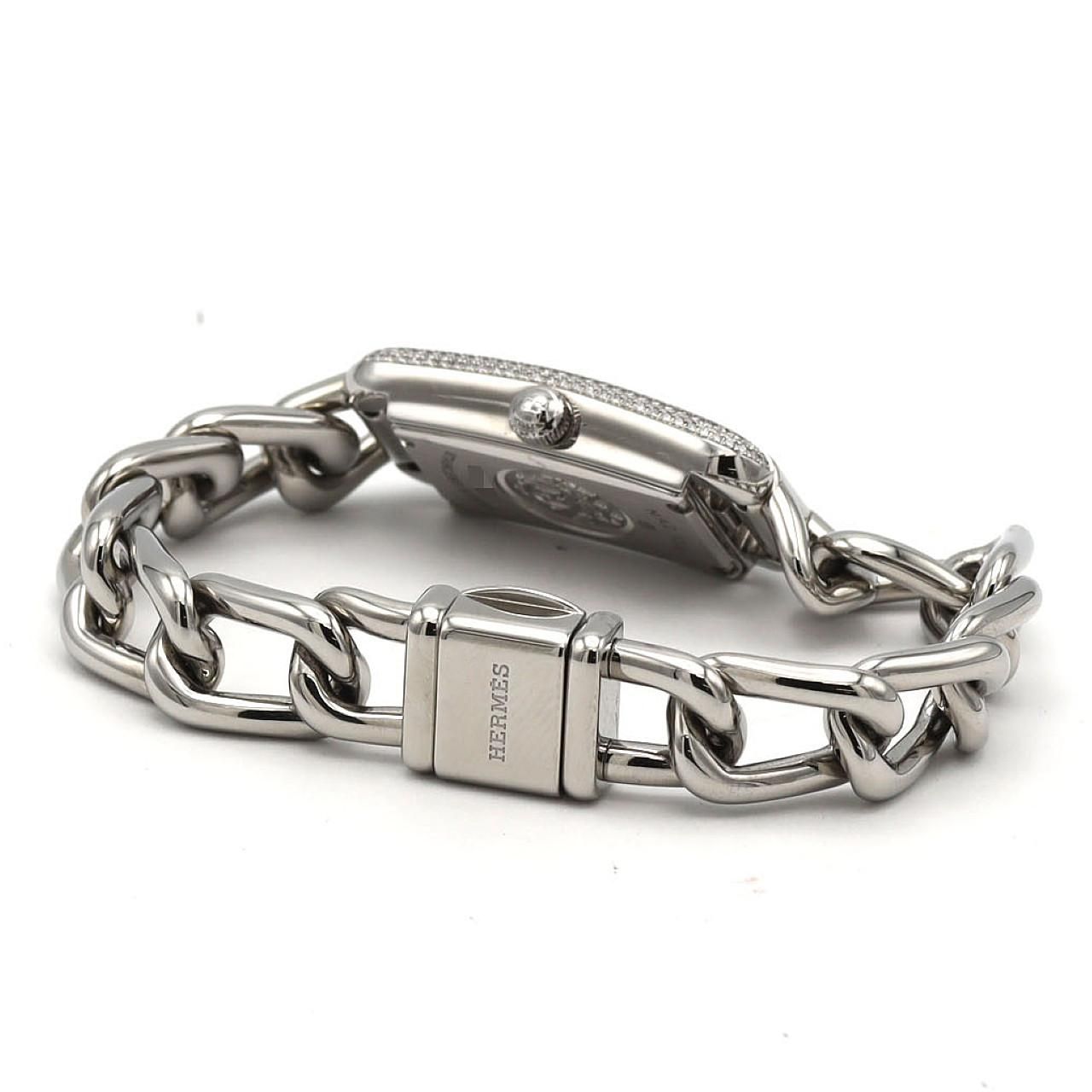 Hermes Nantucket D SS Quartz Watch — view 8