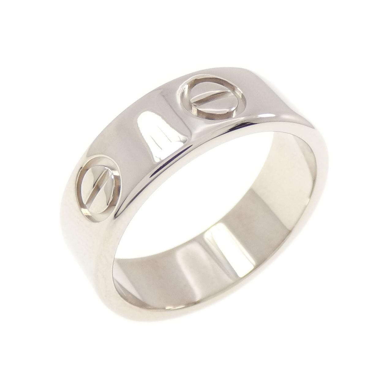 Cartier Love Ring White Gold