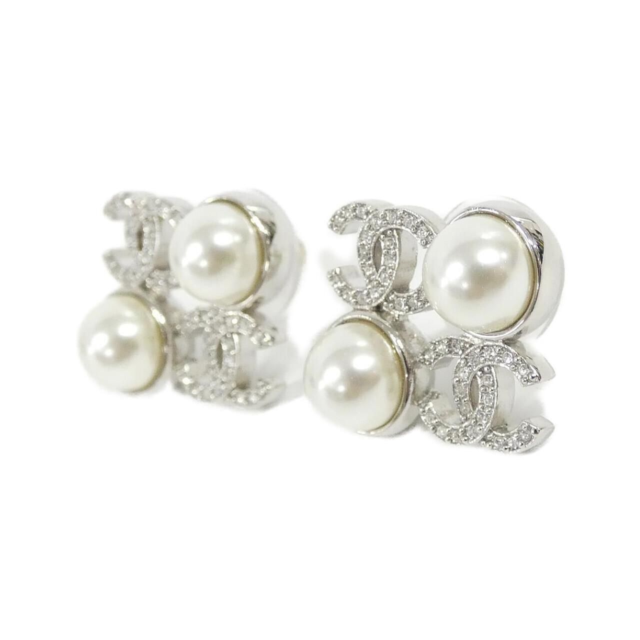 Chanel Earrings Silver — view 2