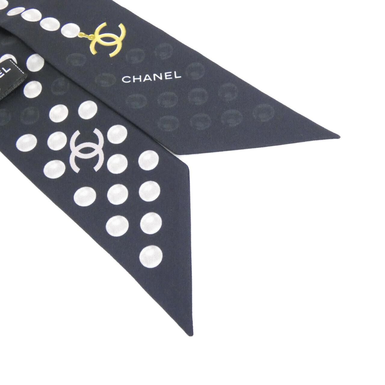 Chanel Hair Band Hair Accessories Black — view 2