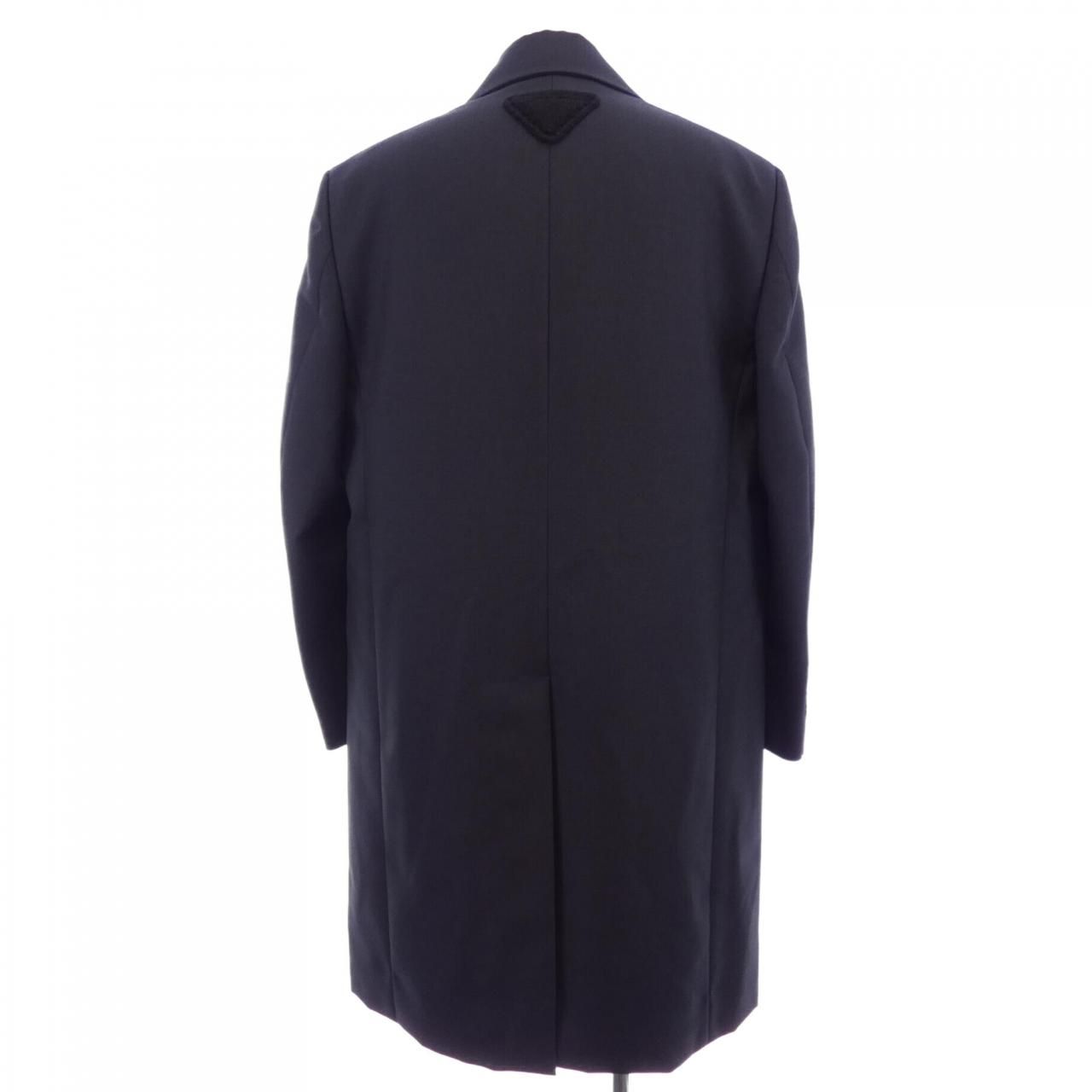 Prada Triangle Logo Coat — view 2