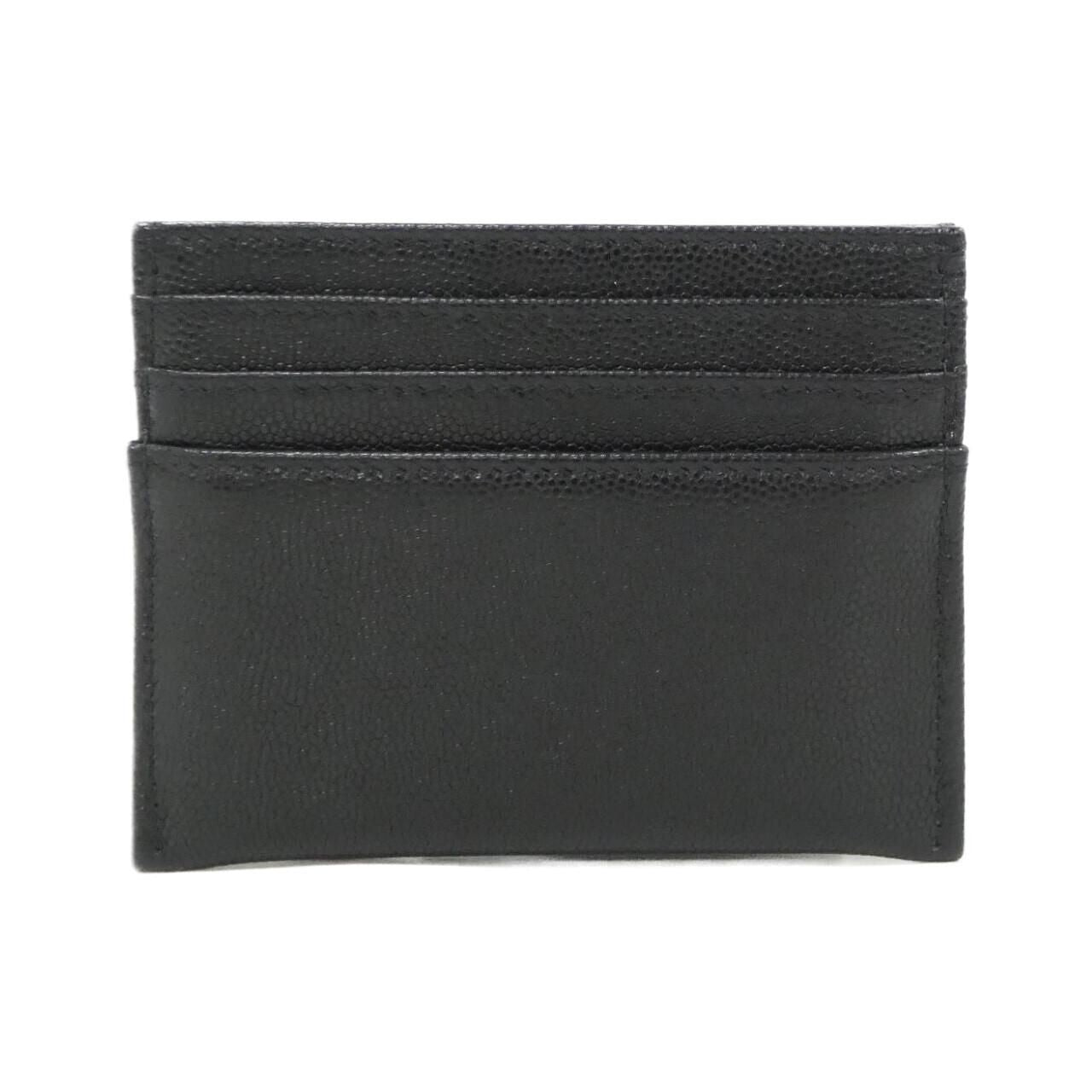 Chanel Card Case Card Holders Black — view 2