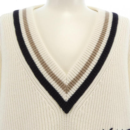 Louis Vuitton Oversize V-neck Signature Pullover Knit Sweater — view 5