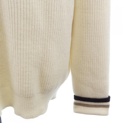 Louis Vuitton Oversize V-neck Signature Pullover Knit Sweater — view 6