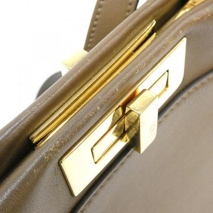 Fendi Peekaboo Bag Handbag Gold — view 4